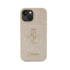 Guess Glitter Script Big 4G Apple iPhone 15 Tok - Arany (GUHCP15SHG4SGD) tok és táska