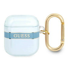 Guess GUA2HHTSB AirPods borító kék/kék szíjkollekció fülhallgató, fejhallgató tok