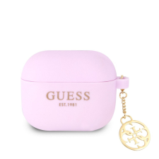 Guess GUA3LSC4EU Apple Airpods 3 Szilikon Védőtok - Lila (GUA3LSC4EU) fülhallgató, fejhallgató tok