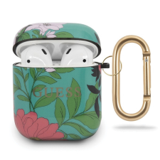 Guess GUACA2TPUBKFL01 Flower collection N. 1 AirPods tok zöld - mobilmaxshop fülhallgató, fejhallgató tok