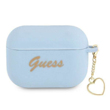Guess GUAPLSCHSB AIRPODS Pro tok Blue / Blue Silicone Charm Kollekció fülhallgató, fejhallgató tok