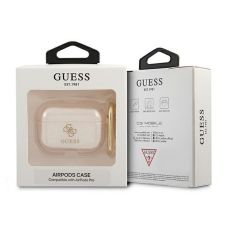 Guess GUAPUCG4GD Glitter Collection tok AirPods Pro - arany színű fülhallgató, fejhallgató tok