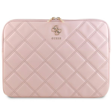 Guess GUCS14ZPSQSSGP Quilted 4G notebook táska 14" - rózsaszín számítógéptáska