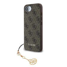 Guess Guess 4G Charm tok iPhone 16e készülékhez barna tok és táska