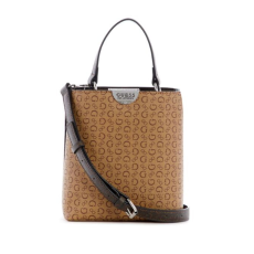 Guess GUESS Női Deming Bucket Crossbody Táska, Barna