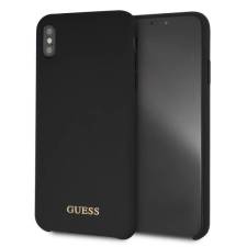 Guess GUHCI65LSGLBK iPhone Xs Max fekete szilikon keménytok tok és táska
