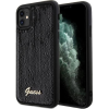 Guess GUHCN61PSFDGSK iPhone 11 6.1" Fekete Keménytok Sequin Script Metal (GUE003151)