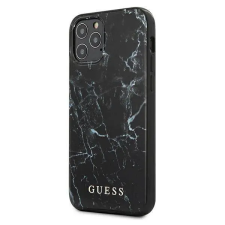 Guess GUHCP12LPCUMABK iPhone 12 Pro Max 6,7" fekete márvány keménytok tok és táska