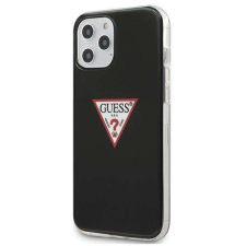 Guess GUHCP12MPCUCTLBK iPhone 12/12 Pro 6,1" fekete Triangle Collection keménytok tok és táska