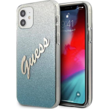 Guess GUHCP12SPCUGLSBL iPhone 12 Mini 5,4" Kék Csillogó Színátmenetes Script Keménytok (GUE860BLU) tok és táska
