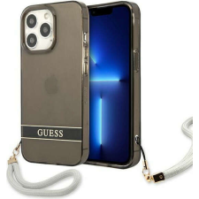 Guess GUHCP13LHTSGSK Apple iPhone 13 Pro fekete hardcase Translucent Stap telefontok tok és táska