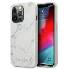 Guess GUHCP13LPCUMAWH iPhone 13 Pro / 13 6,1&quot; fehér márvány keménytok tok és táska