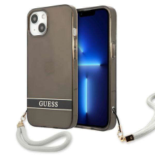 Guess GUHCP13SHTSGSK iPhone 13 mini 5,4" fekete áttetsző Stap keménytok tok és táska