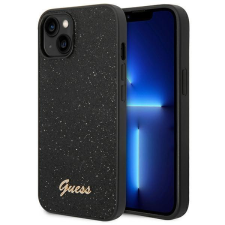 Guess GUHCP14MHGGSHK iPhone 14 Plus 6.7 "fekete kemény tok Glitter Script tok és táska