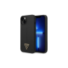 Guess GUHCP14MSLTGK iPhone 14 Plus / 15 Plus 6.7" készülékhez Silicone Triangle kemény tok fekete (318438)