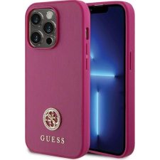 Guess GUHCP15LPS4DGPP Strass Metal Logo Tok iPhone 15 Pro - Rózsaszín (GUE003320) tok és táska