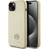 Guess GUHCP15MPS4DGPD iPhone 15 Plus / 14 Plus 6.7" Arany Keménytok Strasszos Fém Logóval (GUE003276)