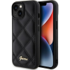 Guess GUHCP15SPSQSQSK Quilted Metal Logo Tok iPhone 13 / 14 / 15 - Fekete (GSM176212)