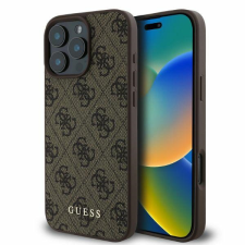 Guess GUHCP16LG4GFBR 4G Classic keménytok iPhone 16 Pro - barna tok és táska