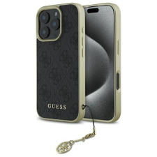Guess GUHCP16LGF4GGR 4G Charms Collection keménytok iPhone 16 Pro - fekete tok és táska