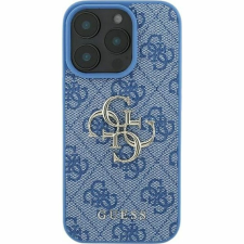 Guess GUHCP16S4GMGBL 4G PU Big Logo tok iPhone 16 - kék tok és táska