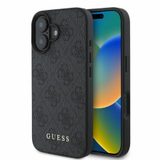 Guess GUHCP16SG4GFGR 4G Classic keménytok iPhone 16 - fekete tok és táska