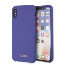 Guess GUHCPXLSGLUV iPhone X / X - lila Hardcase Szilikon telefon tok telefontok tok és táska