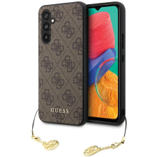 Guess GUHCS23FEGF4GBR S23 FE S711 barna keménytok 4G Charms kollekció tok és táska