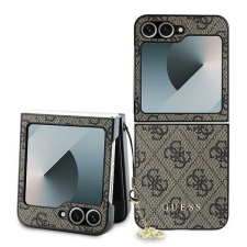 Guess GUHCZF6GF4GBR 4G Charm tok Samsung Galaxy Z Flip6 F741 - barna tok és táska