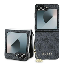 Guess GUHCZF6GF4GGR 4G Charm tok Samsung Galaxy Z Flip6 F741 - fekete tok és táska