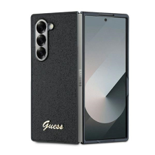 Guess GUHCZFD6HGGSHK 4G Glitter Script tok Samsung Galaxy Z Fold6 F956 - fekete tok és táska