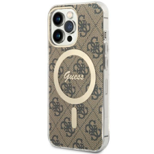 Guess GUHMP13LH4STW iPhone 13 Pro / 13 6.1" barna keménytok 4G MagSafe tok és táska