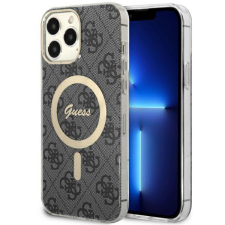 Guess GUHMP13XH4STK iPhone 13 Pro Max 6.7" fekete keménytok 4G MagSafe tok és táska