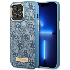 Guess GUHMP14LU4GPRB iPhone 14 Pro 6.1" kék keménytok 4G logólemez MagSafe tok és táska