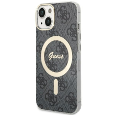 Guess GUHMP14MH4STK iPhone 14 Plus 6.7&quot; fekete keménytok 4G MagSafe tok és táska