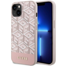 Guess GUHMP14SHGCFSEP iPhone 14 6.1" rózsaszín keménytok GCube csíkokkal MagSafe tok és táska