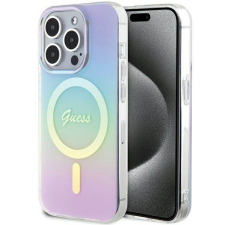 Guess GUHMP15LHITSU iPhone 15 Pro 6.1" lila keménytok IML Iridescent MagSafe tok és táska