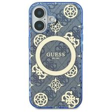 Guess GUHMP16LH4PYEEB IML Peony On 4G Background MagSafe keménytok iPhone 16 Pro - kék tok és táska