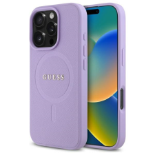 Guess GUHMP16LPSAHMCU Saffiano MagSafe-kompatibilis keménytok iPhone 16 Pro - lila tok és táska