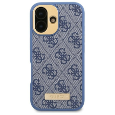 Guess GUHMP16LU4GPRB 4G Logo Plate MagSafe keménytok iPhone 16 Pro - kék tok és táska