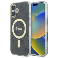 Guess GUHMP16MH4STK IML 4G MagSafe-kompatibilis keménytok iPhone 16 Plus - fekete tok és táska