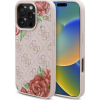Guess GUHMP16XP4ROPEMCP 4G Flowers Print Magsafe-Kompatibilis Tok iPhone 16 Pro Max - Rózsaszín (3666339350574)