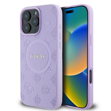 Guess GUHMP16XPSAPSMEU Saffiano Peony Classic Logo MagSafe keménytok iPhone 16 Pro Max - lila tok és táska