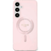 Guess GUHMS25LPFTDTEP IML Rhinestones MagSafe- Kompatibilis Tok Samsung Galaxy S25 Ultra - Rózsaszín (GUHMS25LPFTDTEP)