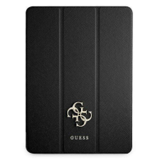 Guess GUIC12PUSASBK iPad 12,9&quot; 2021 fekete Saffiano Collection könyvtok tablet tok