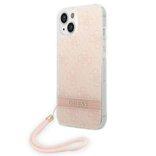 Guess GUOHCP14MH4STP iPhone 14 Plus 6,7" rózsaszín 4G Print Strap keménytok tok és táska