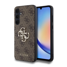 Guess Hátlaptok fém logó Samsung Galaxy A35 barna tok és táska