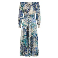Guess Hosszú ruhák JOSEE OFF SHOULDER Sokszínű EU XL női ruha