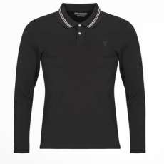 Guess Hosszú ujjú galléros pólók OLIVER LS POLO Fekete EU XXL