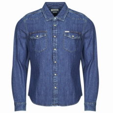 Guess Hosszú ujjú ingek GJ SLIM LS DENIM Kék EU L